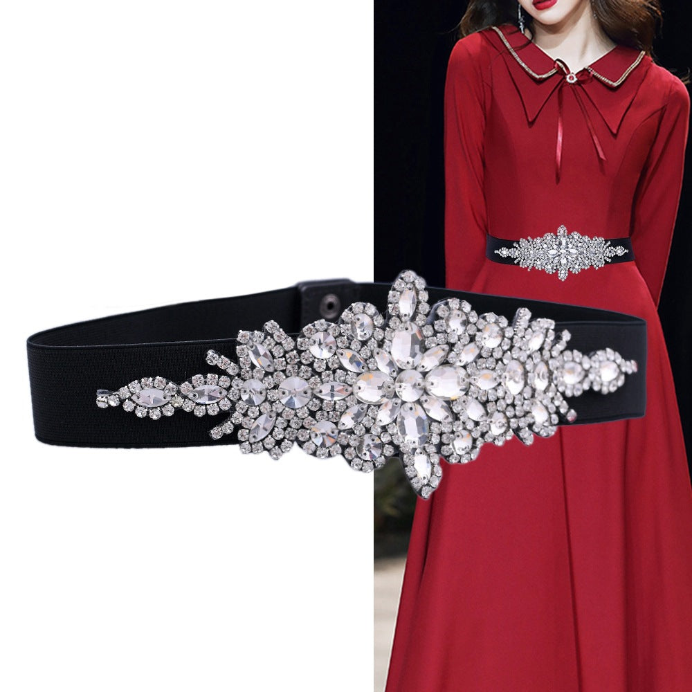 Women's Diamond-studded Loose Tight Belt Girdle