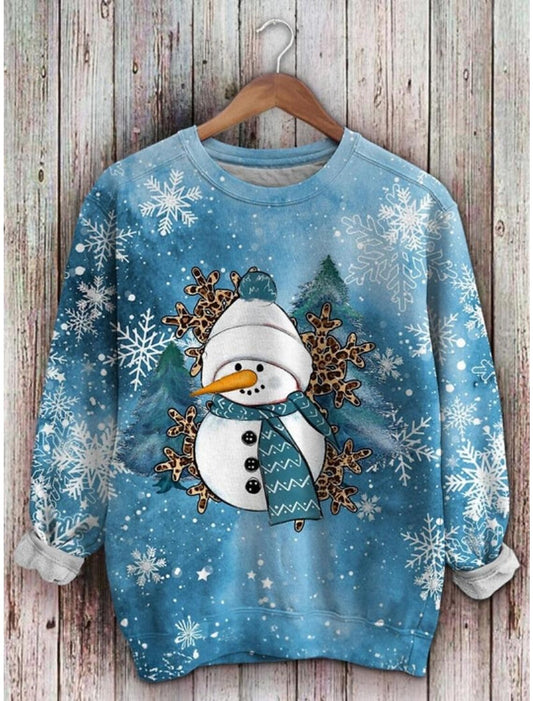 Casual Round Neck Long-sleeved Sweater For Daily Use