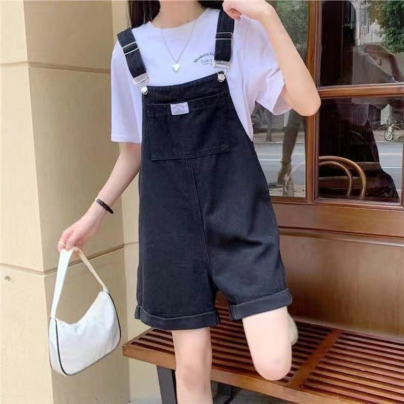 New Casual Wide-leg Denim Shorts Women's Summer