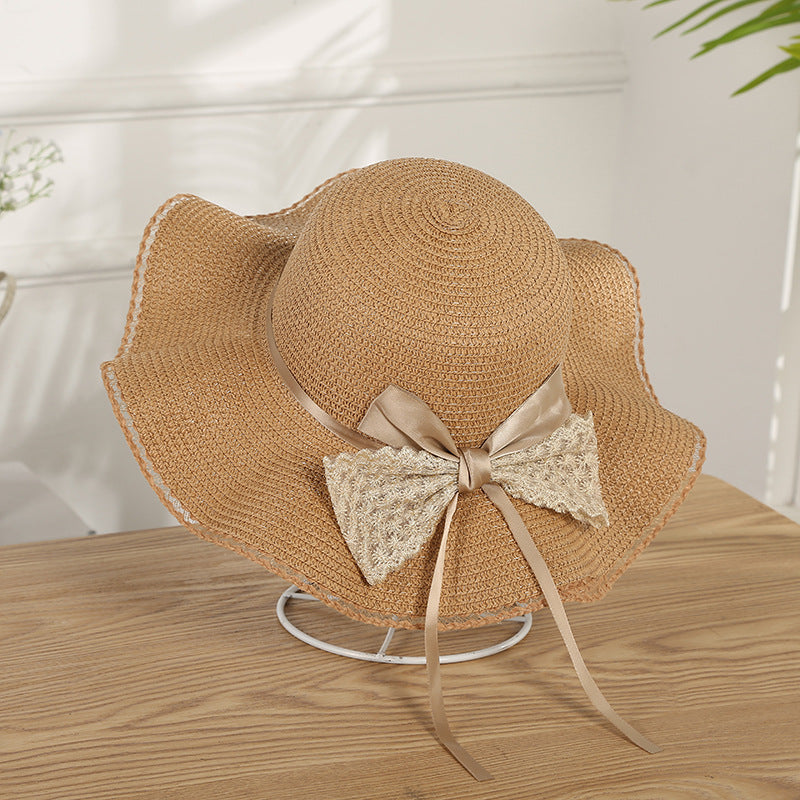 Korean Version Outdoor Wavy Straw Women's Fashion Princess Hat