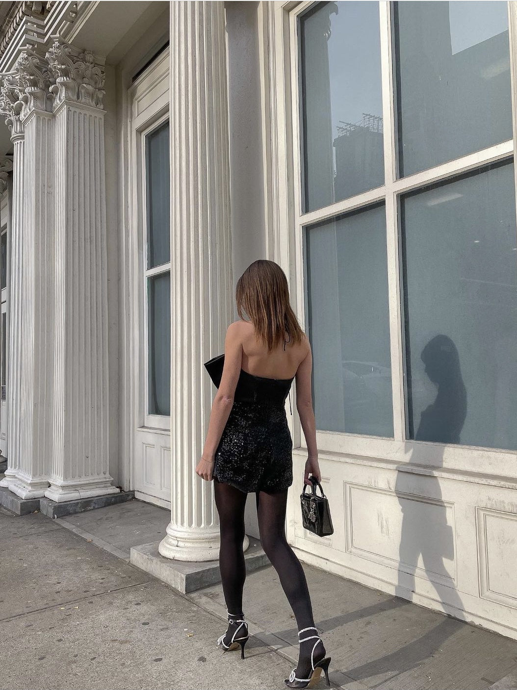 Women's Niche High Waist Black Jumpsuit