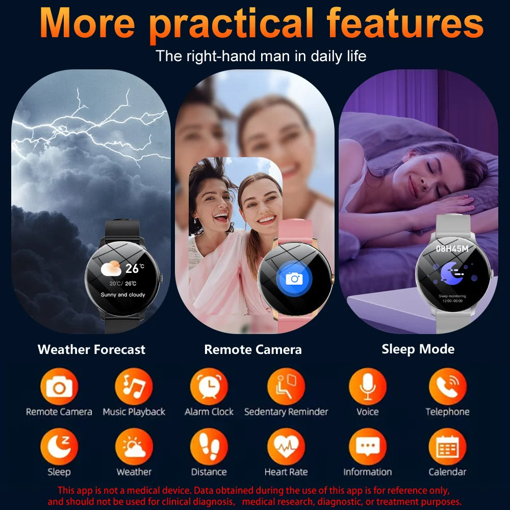 2025 New Smart Watch Bluetooth Talk 1.52-Inch Touch Screen Men'S Sports Watch Smart Watch Women'S Holiday Gift