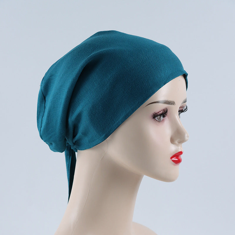 Modal Rayon Lined Elastic Satin Chiffon National Headband