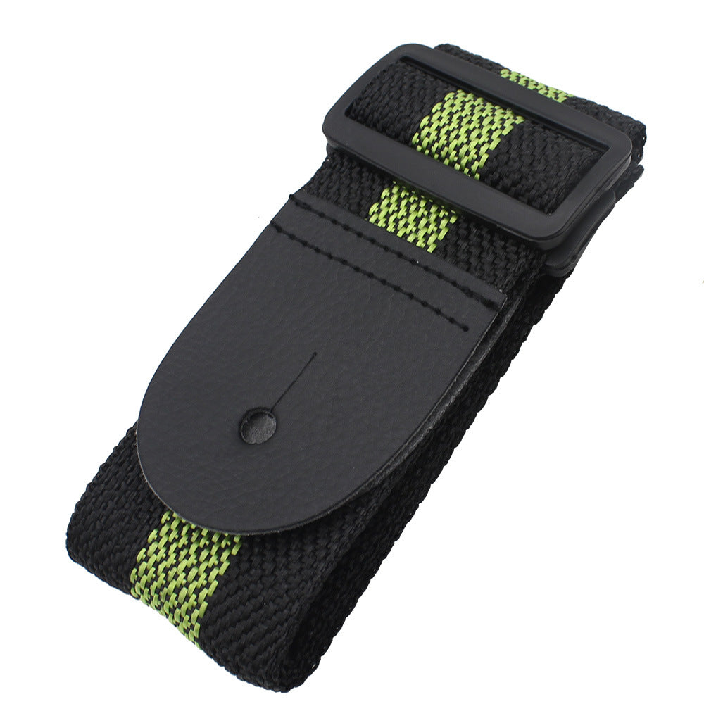 Folk Electric Wooden Guitar Bass Universal Stripe Ukulele Crossbody Strap