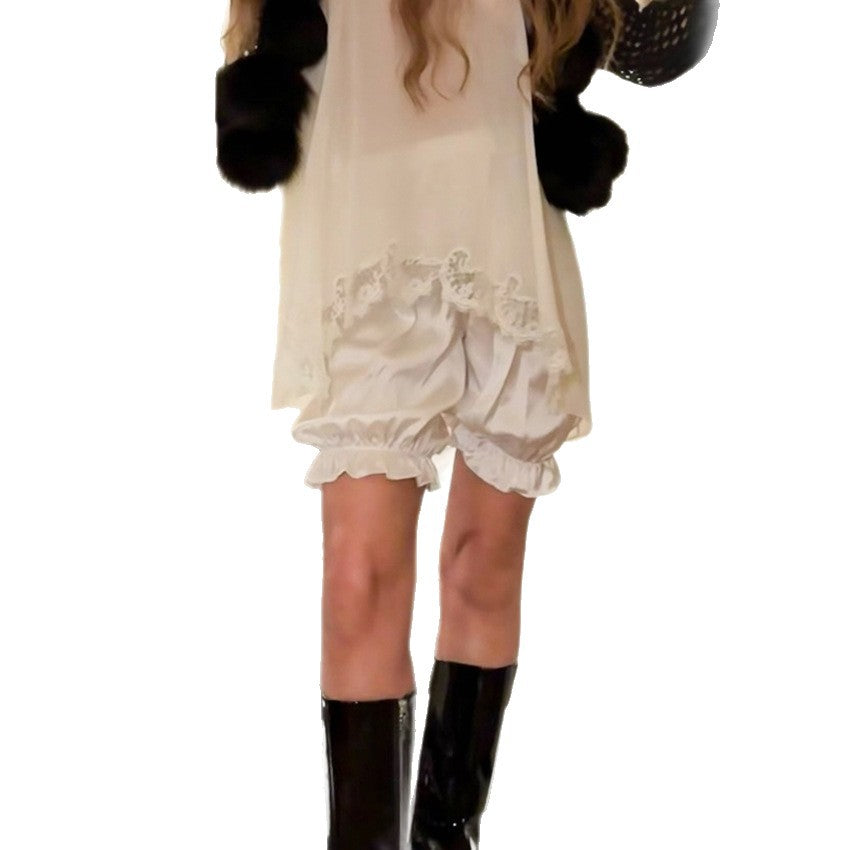 Women's Fashionable Elegant Versatile Pleated Shorts