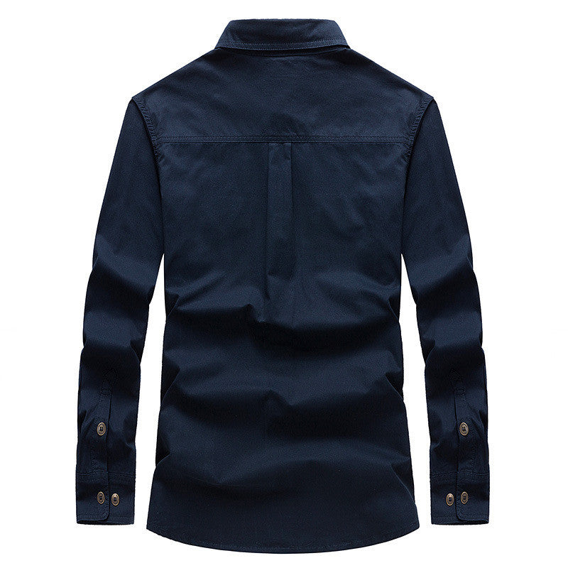 Men's Workwear Casual Long Sleeve Shirt