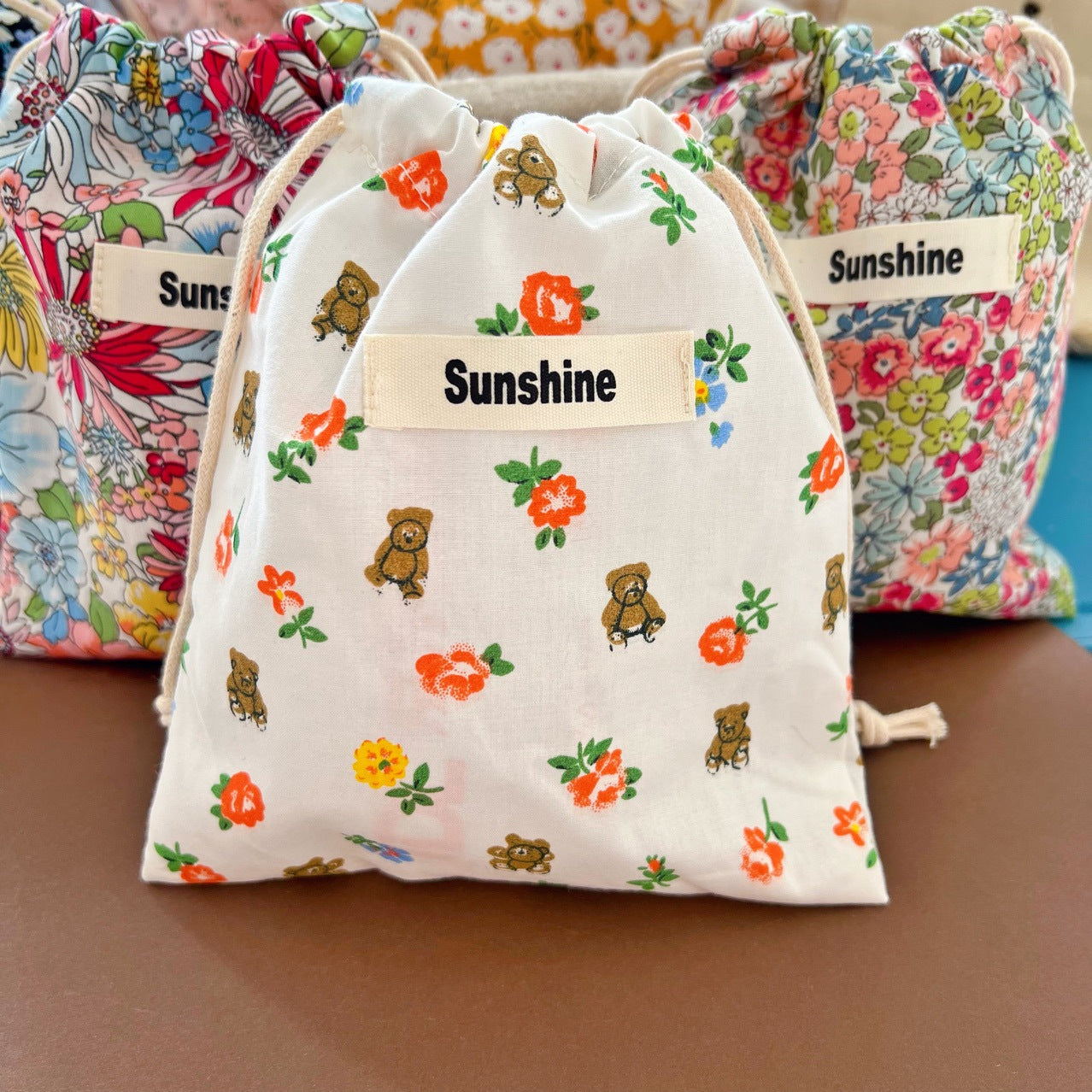 Travel Storage Bag With Drawcord Closure