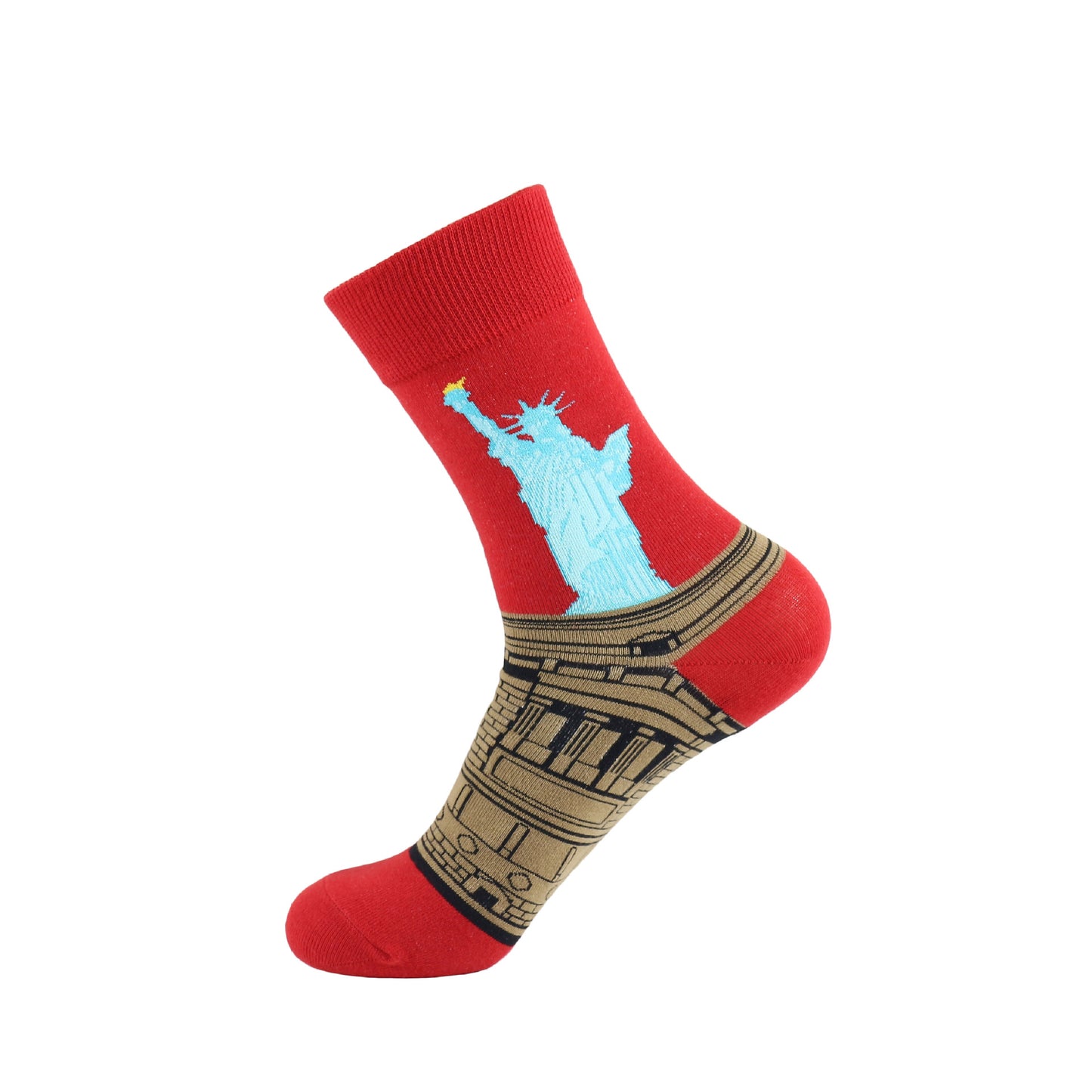 Creative In-tube Skateboard Personality Ladies Cotton Socks