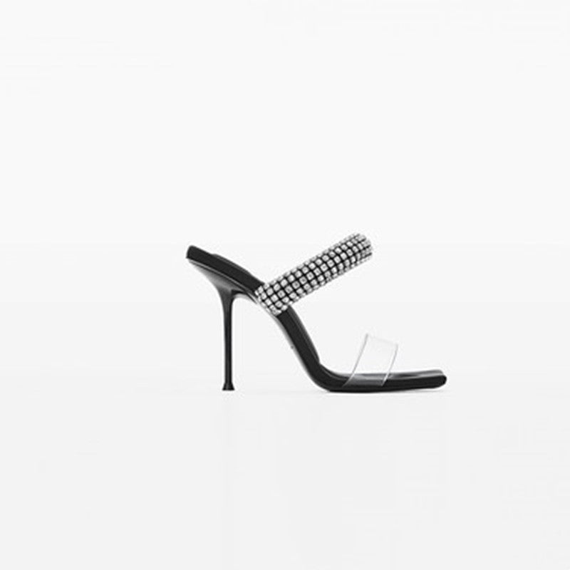 Women's Fashion Stiletto Heel Rhinestone Sandals