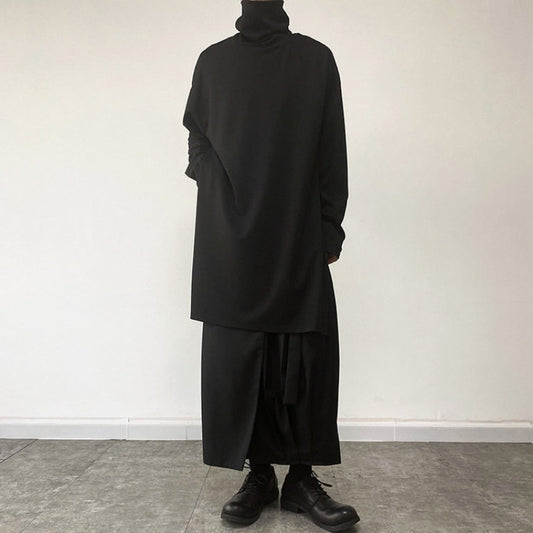 Men's High-neck Long-sleeved Sweatshirt