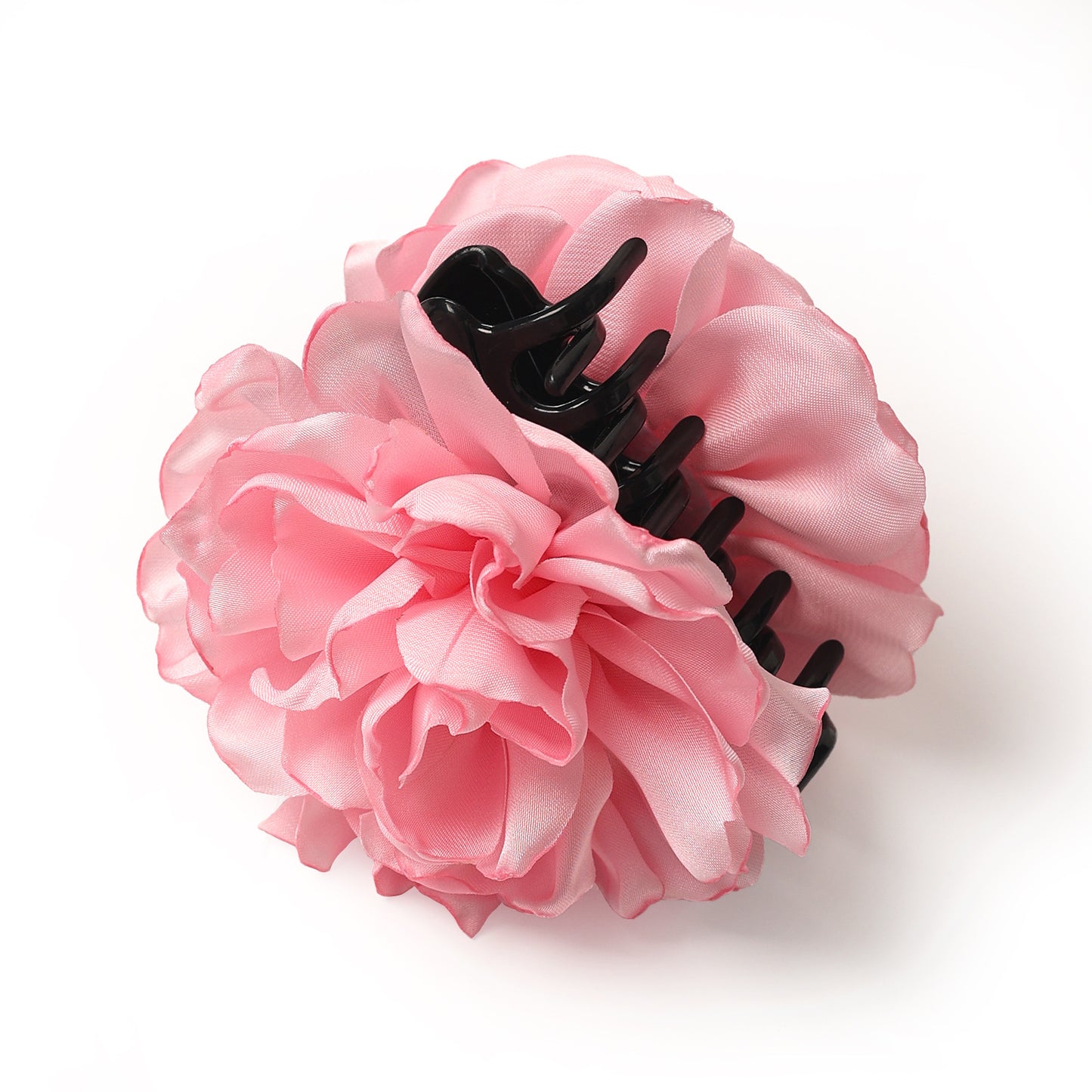 Female Minimalist French Satin Camellia Large Gripper