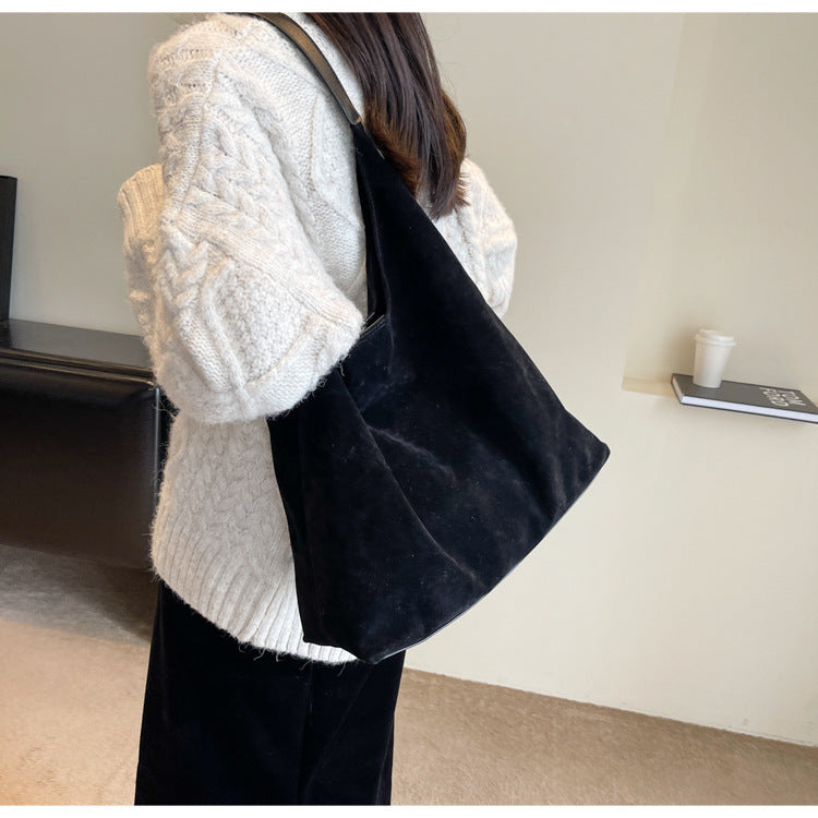 Frosted Vintage Bag Women's Hand Shoulder Texture