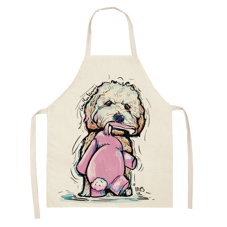 Dacron apron of dog animal series