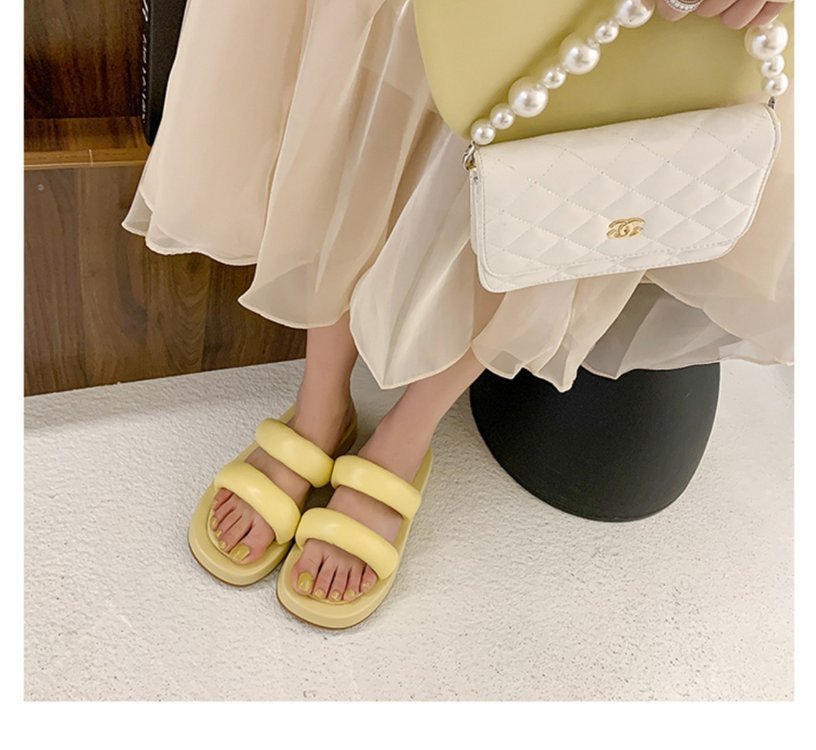 Tide Muffin Thick Bottom Girl Heart Fairy Flip-flops