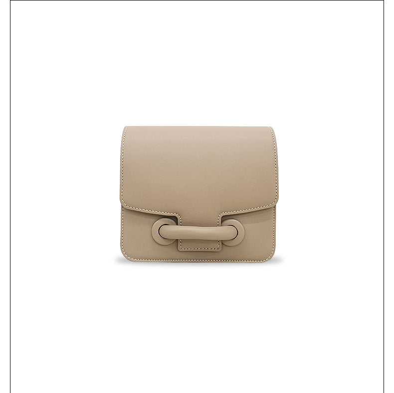 Women's Fashionable New Cowhide Small Square Bag