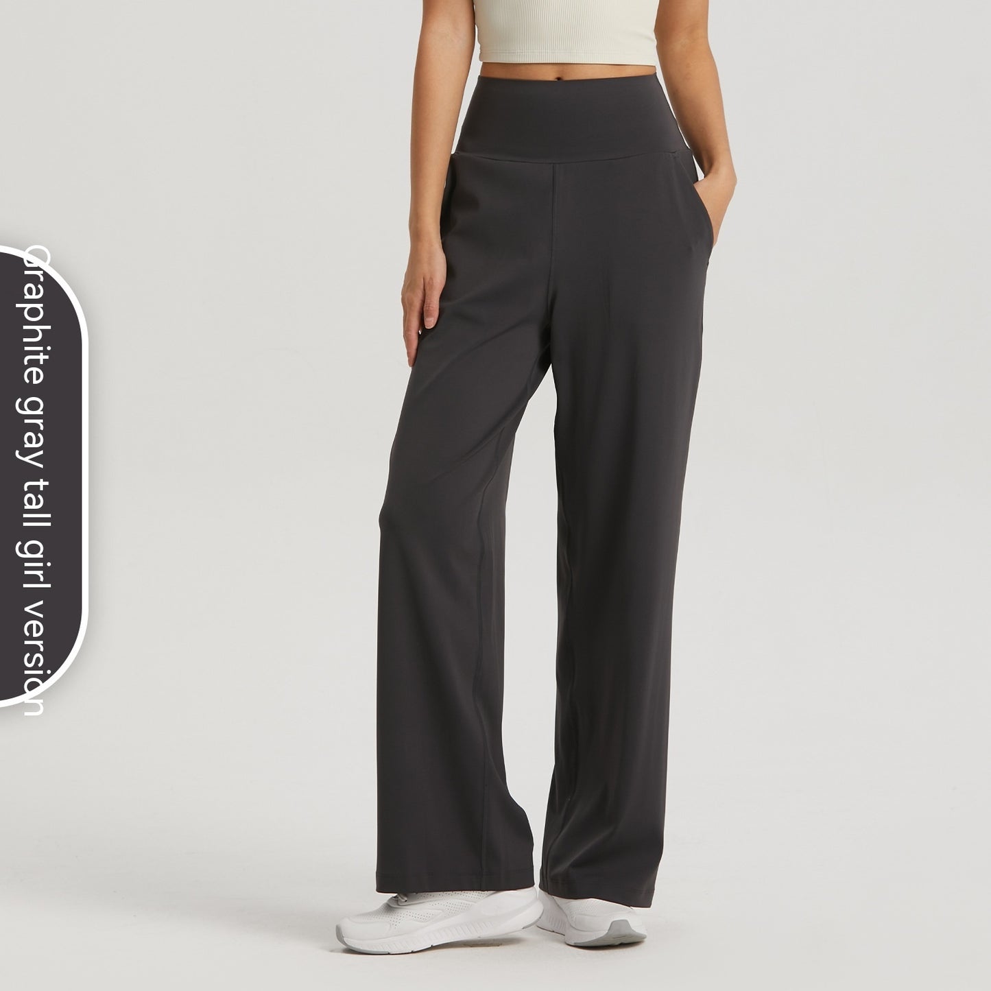 High Waist Yoga Sports Wide-leg Pants