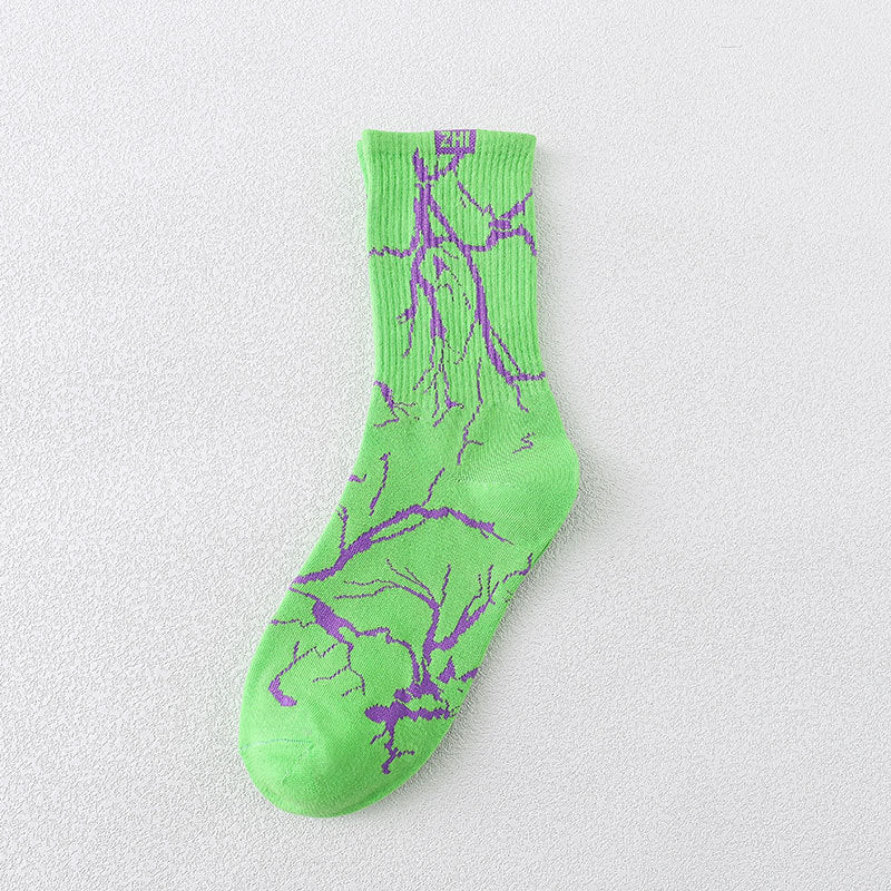Korean Version Of Street Skateboard Basketball Socks