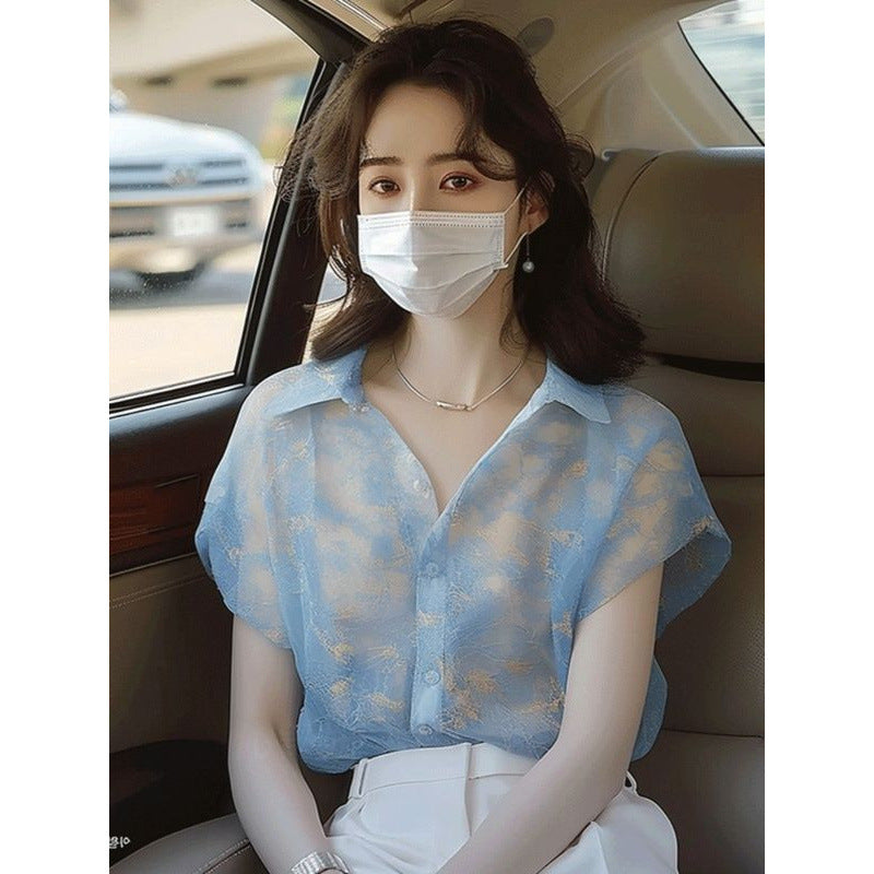 Women's Printed Short Sleeve Shirt