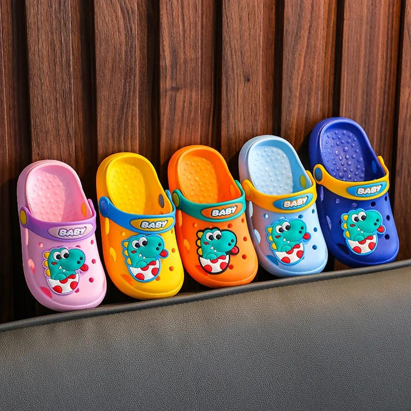 Children's Indoor Non-slip Toe-cap Slippers