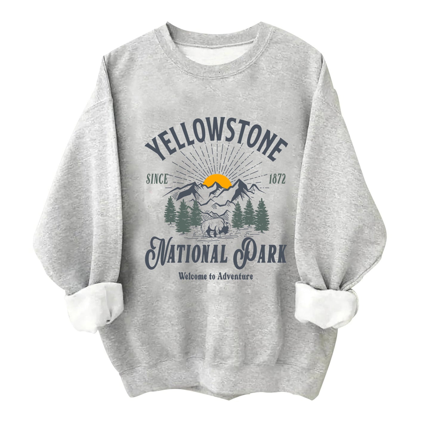 K Round Neck Loose Fashion Hoodie Hooded Sweater