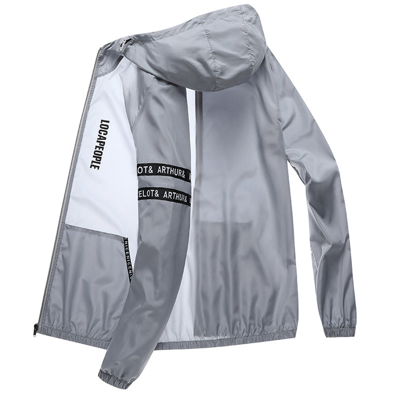Lightweight Breathable Sun Protection Clothing Men's Jacket