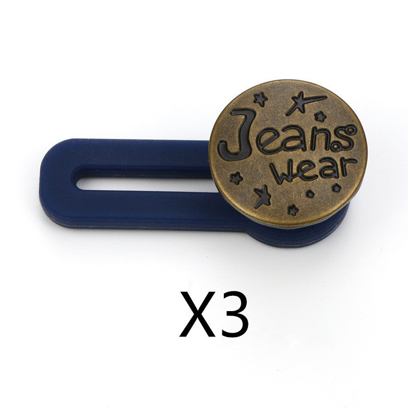 No Sew Jeans With Adjustable Expansion Waist Button
