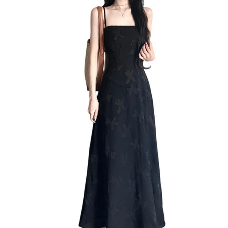 Women's Fashionable Slim-fit Strap Floral Print Dress