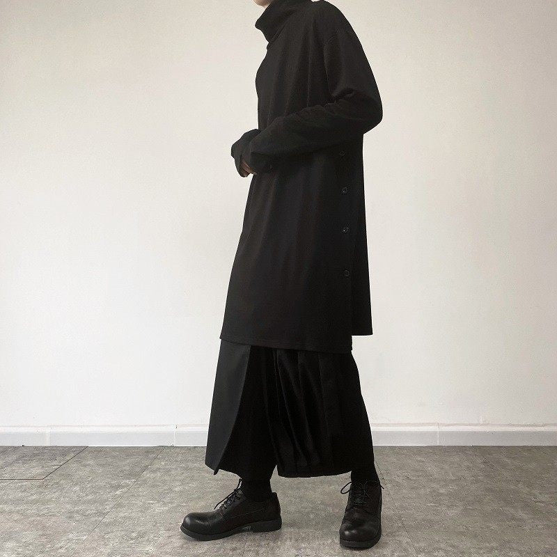 Men's High-neck Long-sleeved Sweatshirt