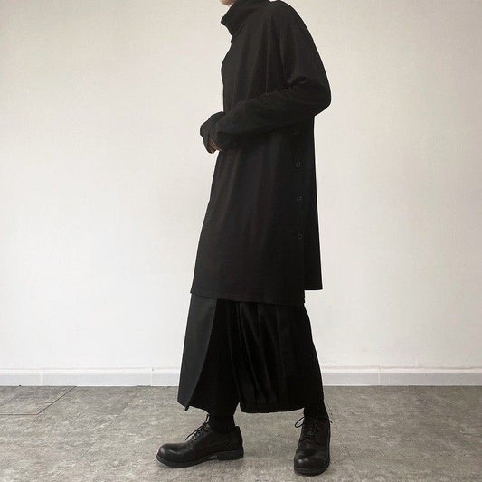Men's High-neck Long-sleeved Sweatshirt