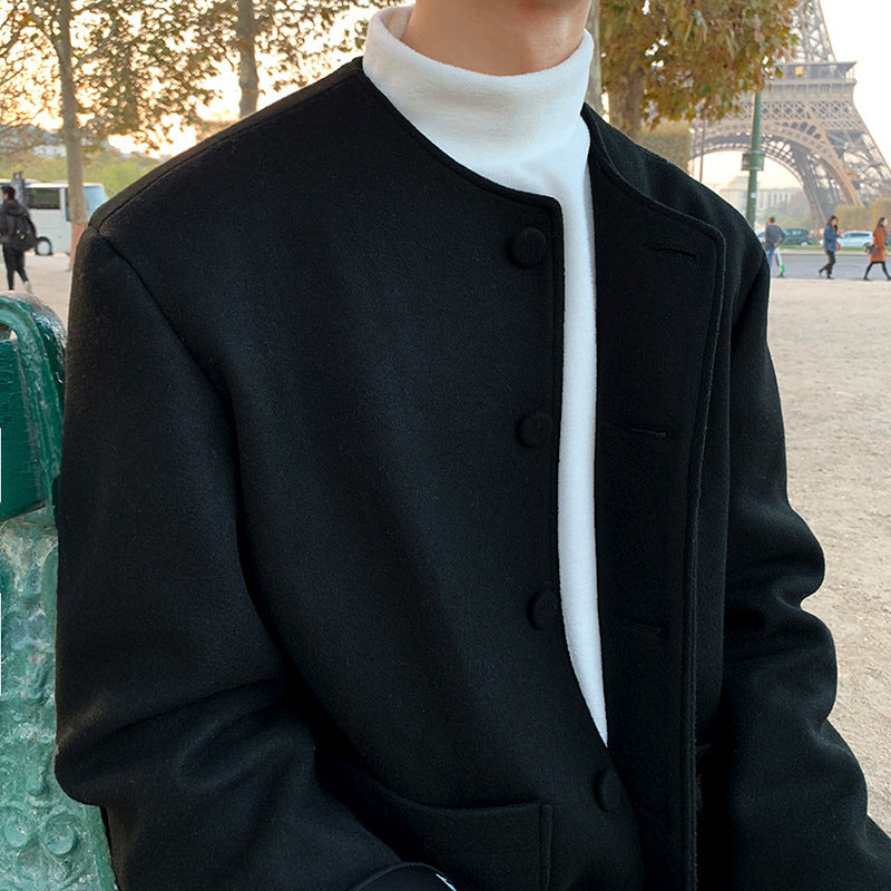 Men's Woolen Jacket In Autumn And Winter