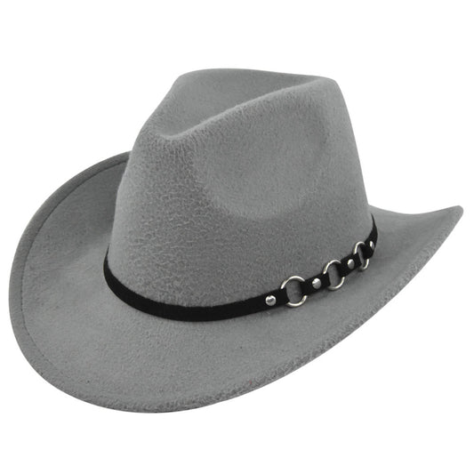Retro Ethnic Vintage Jazz Denim Felt Hat