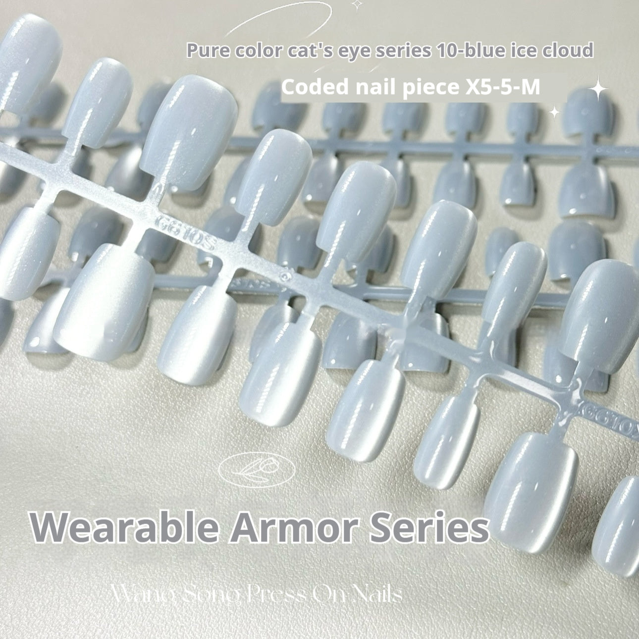 Solid Color Cat Eye 10 Blue Ice Cloud Ins Internet Celebrity Pure Want To Wear Armor