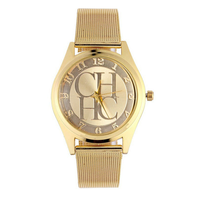 Temperament Ladies Cute High School Student Steel Strap Watch