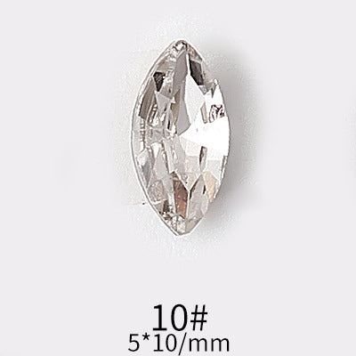 Manicure Diamant Tilbehør Hjerte Vanddråber