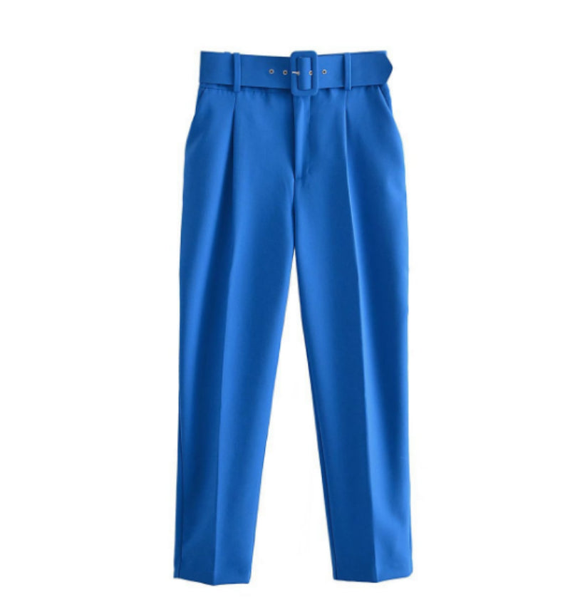 Women's Elegant Graceful Slim-fitting Ankle-tied Casual Pants