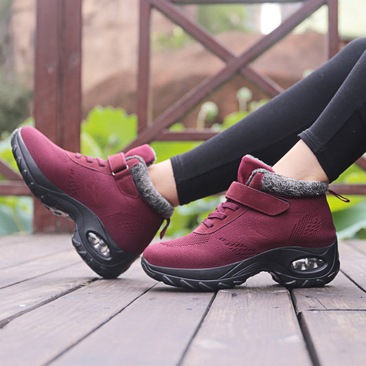 Cushion Shock Absorption And Heightening Cotton Shoes