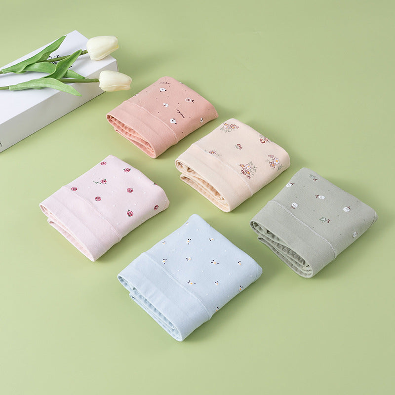 Antibacterial Cotton Women's Underwear Printing