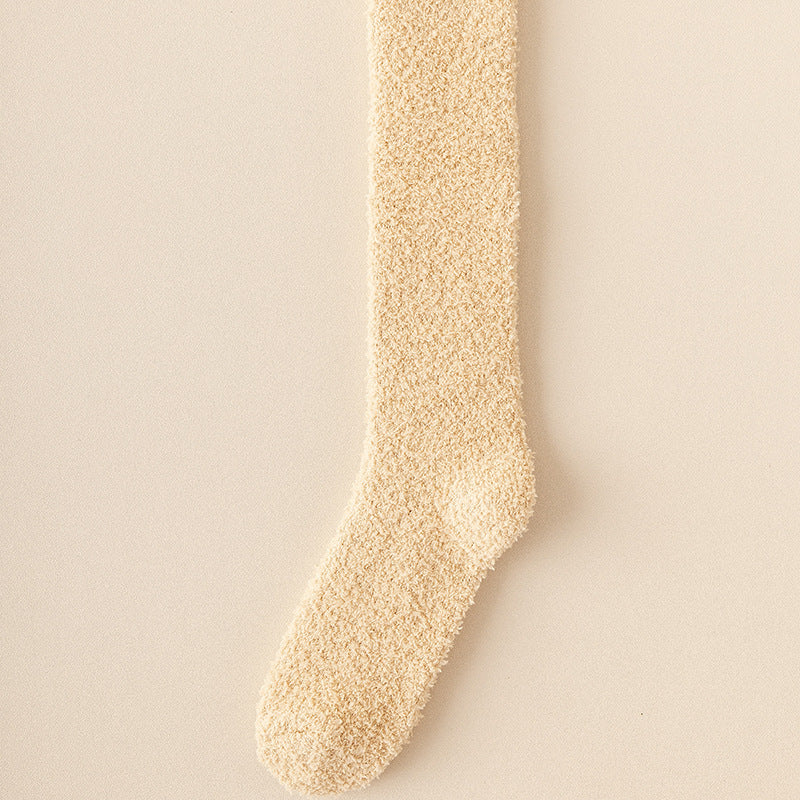 Lint-free Coral Fleece Socks Warm