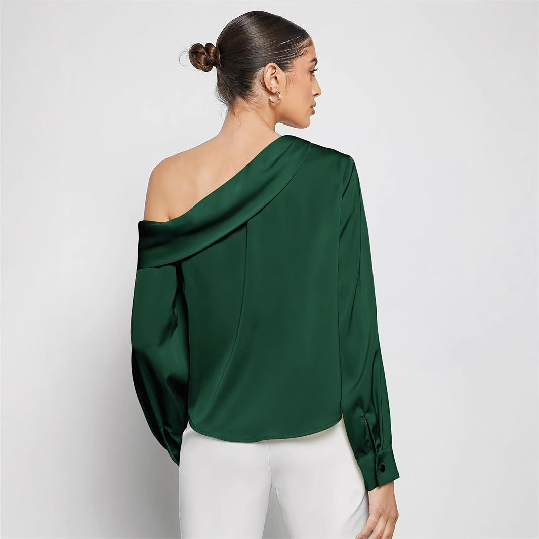 Shirt Top Autumn And Winter Long Sleeve Shirt Women's Clothing