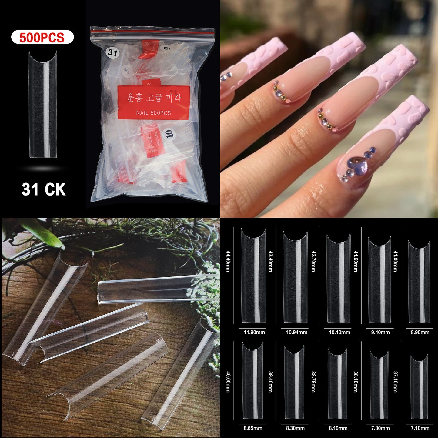 French Pointed Non-marking Ballet Transparent