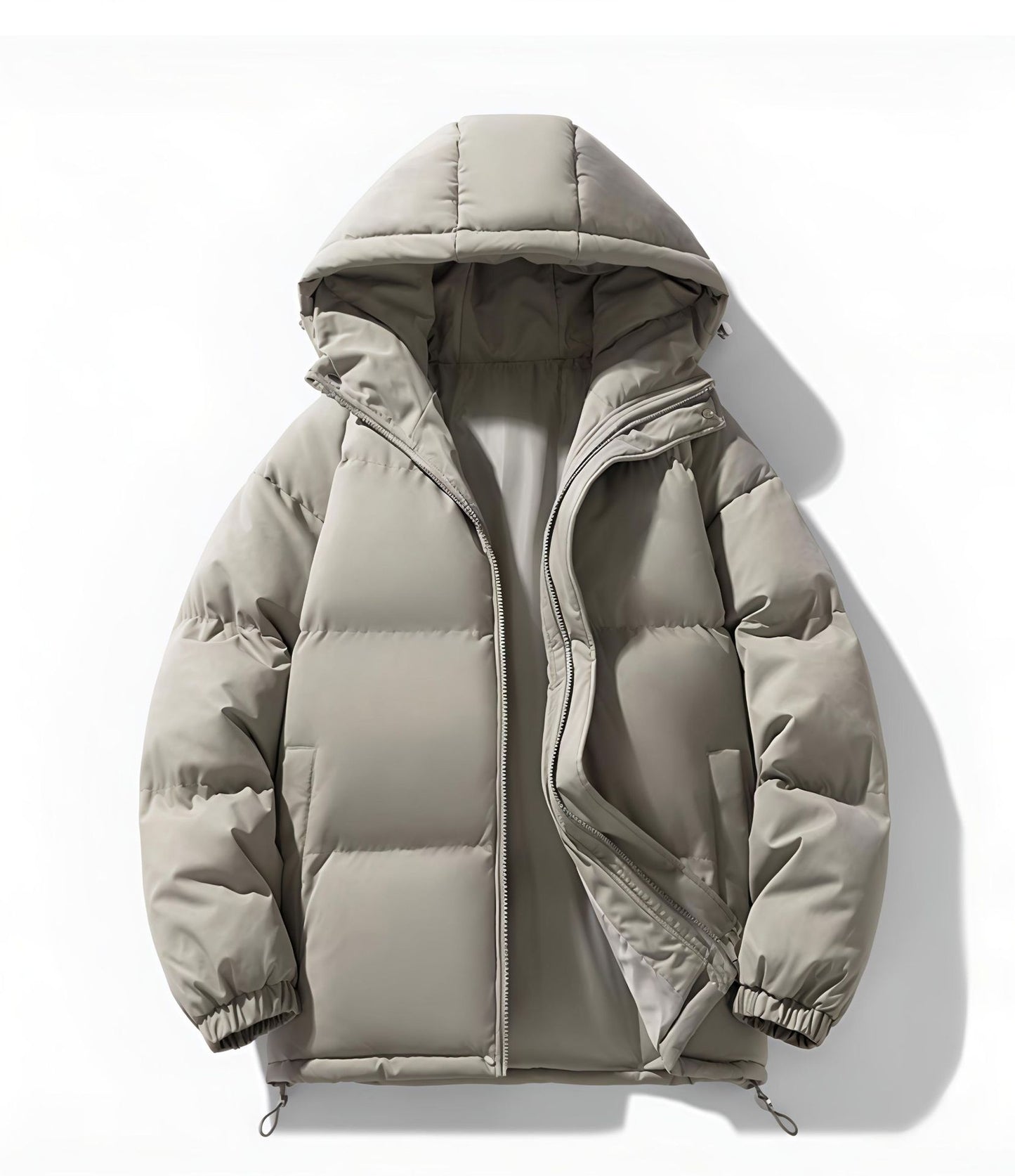 Winter Men's Cotton Hooded Loose Puffer Winter Coat