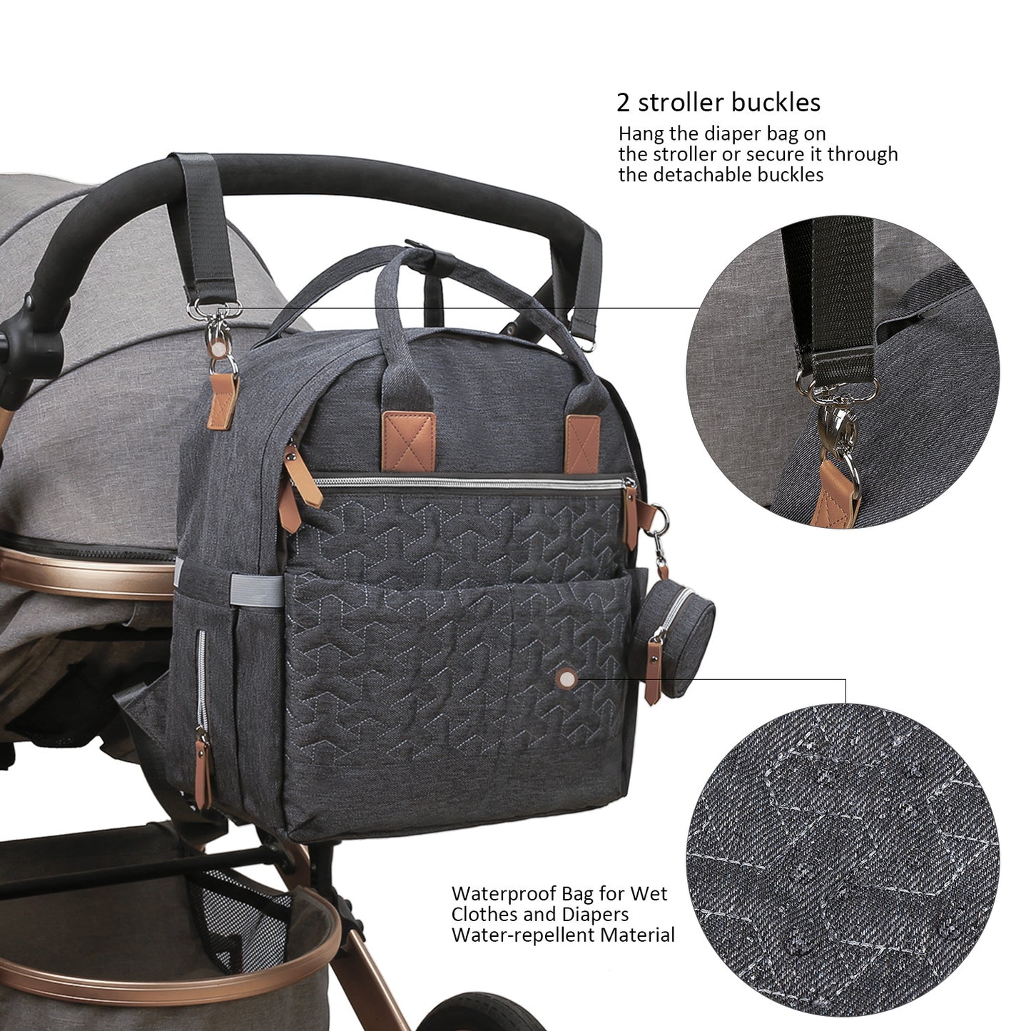 Women's Fashion Outdoor Large-capacity Waterproof Mother And Child Bag