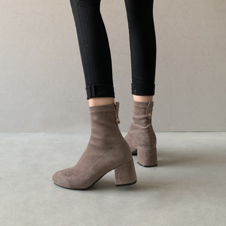 Elastic Short Large Size Thin Single Boots Plus