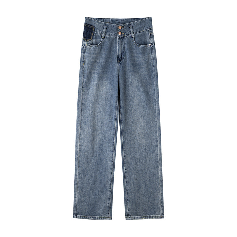 Jeans med vide ben til kvinder med personlighed