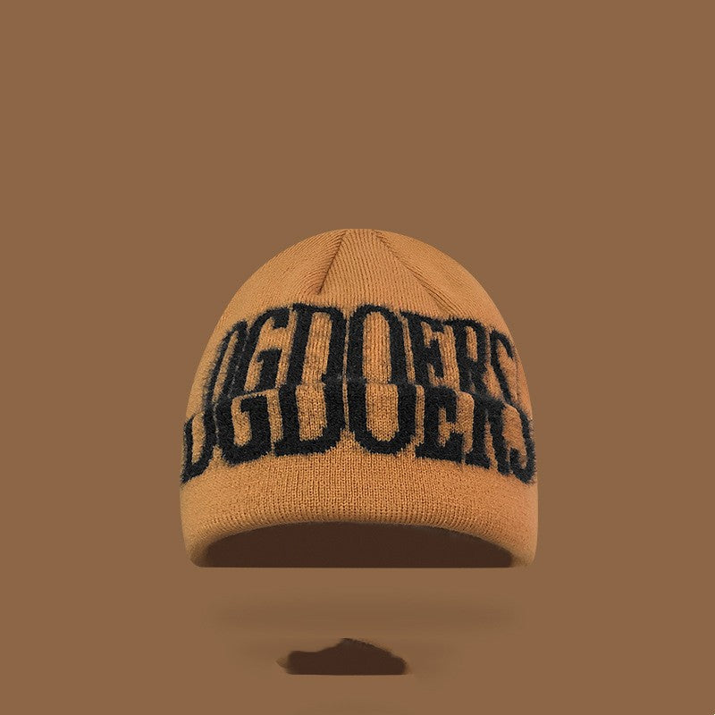 Men's Warm Knitted Hat For Cycling In Autumn And Winter