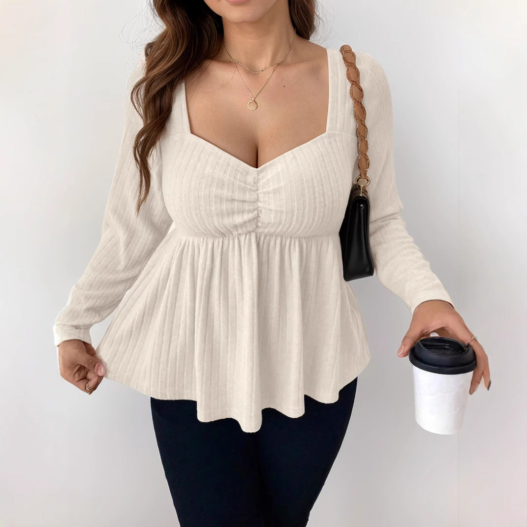 Fashionable And Elegant Slim-fit Women's T-shirt