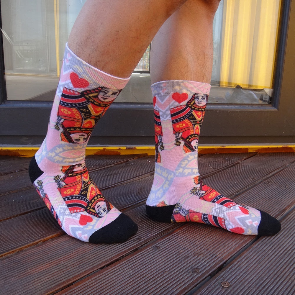 Cartoon Pet Head Face Socks