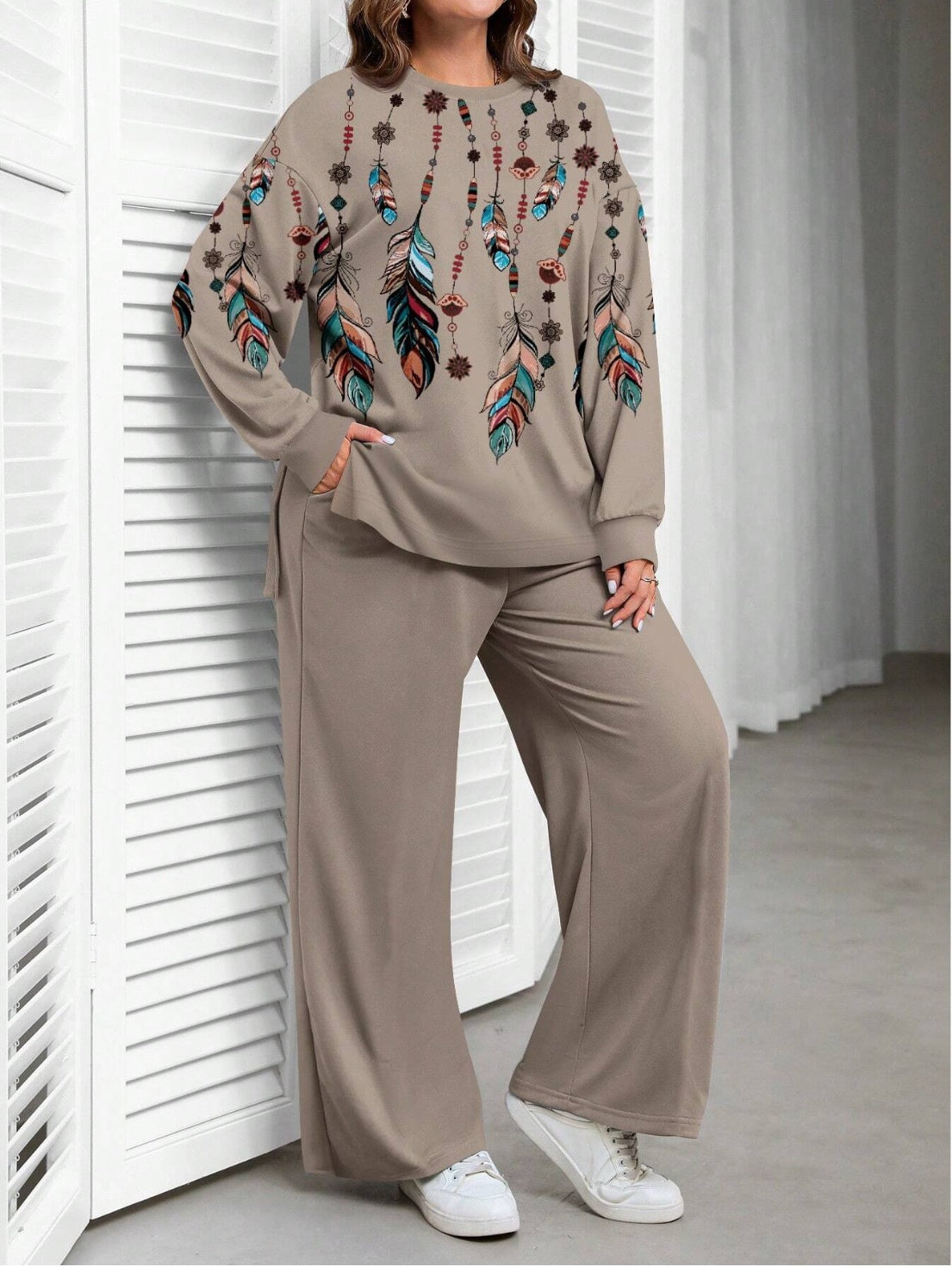Loose Oversized Set Casual Comfortable Two-piece