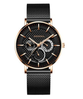 Three-eye Six-hand Multi-function Steel Strap Watch