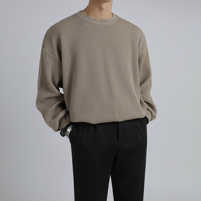 Hoodie Men's Crew Neck Pullover Sweater On Sweater Clothes